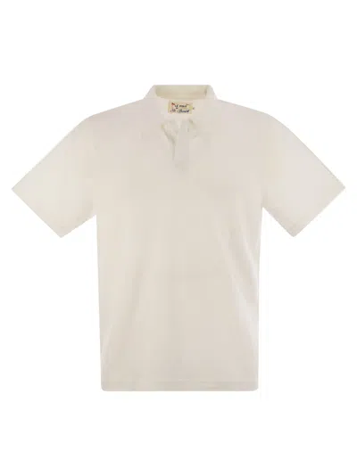 MC2 SAINT BARTH FRASER - LINEN POLO SHIRT