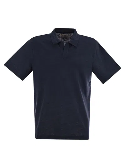 MC2 SAINT BARTH FRASER - LINEN POLO SHIRT