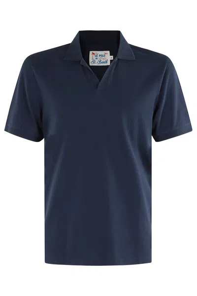 MC2 SAINT BARTH MC2 SAINT BARTH FRASER POLO SHIRT IN LINEN