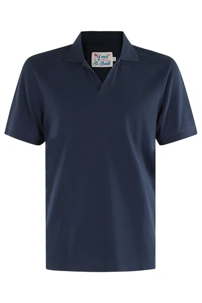 MC2 SAINT BARTH FRASER POLO SHIRT IN LINEN