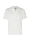 Mc2 Saint Barth Charles Open-collar T-shirt In White
