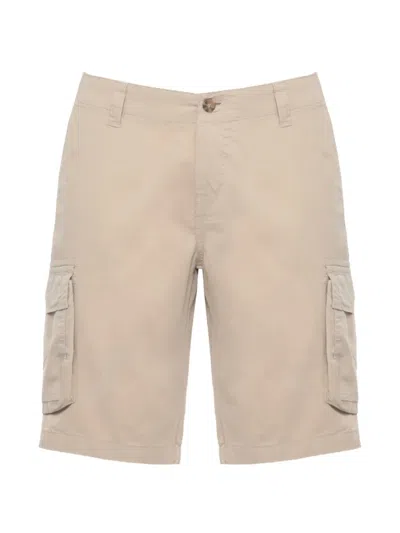 Mc2 Saint Barth Freeport Cargo Shorts In Neutral