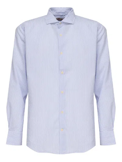 MC2 SAINT BARTH FRENCH-COLLAR STRIPED SHIRT