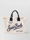 Mc2 Saint Barth Fringed Tote Bag With Dual Handles