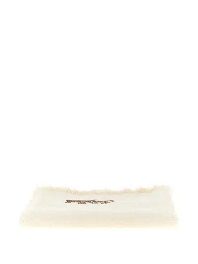 Mc2 Saint Barth Fringed-detail Beach Towel In Neutral