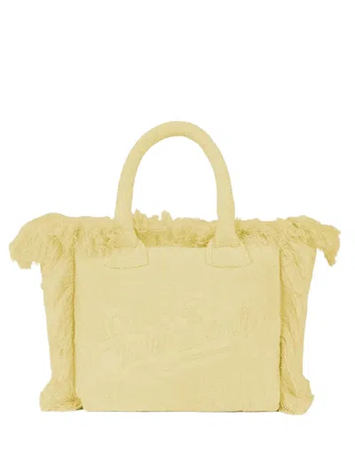 Mc2 Saint Barth Fringed-edge Embossed Tote Bag In Purple