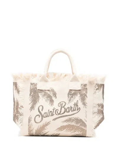 MC2 SAINT BARTH FRINGE-TRIMMED TOTE BAG