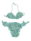 Mc2 Saint Barth Frou Frou Bikini In Green