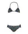 Mc2 Saint Barth Full Body Duck Swimsuit Set In Blue
