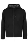 Mc2 Saint Barth Full Zip Hoodie In Black