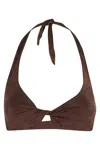 Mc2 Saint Barth Fullcup Triangle Top In Brown