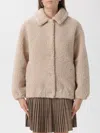 Mc2 Saint Barth Fur Coat  Woman Color White In Neutral