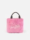Mc2 Saint Barth Furry Soft Colette Fuchsia Handbag With Shoulder Strap In Pink