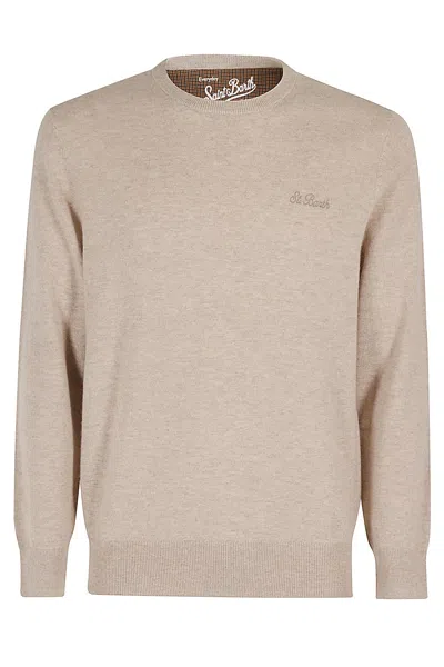 Mc2 Saint Barth G Collo Lana Cash In Beige
