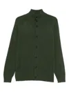Mc2 Saint Barth Galway Cardigan In Green
