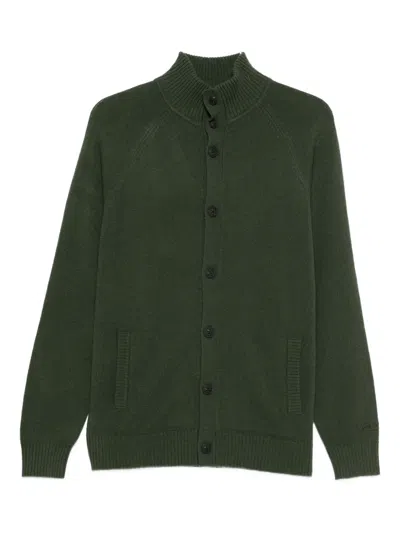Mc2 Saint Barth Galway Cardigan In Green