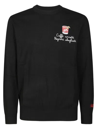 Mc2 Saint Barth Gc Negroni Sbagliati T-shirt In Black