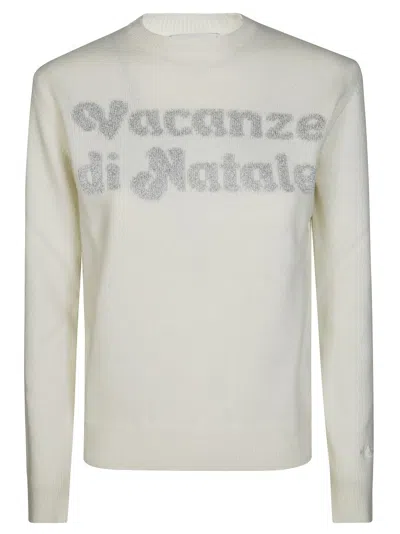 Mc2 Saint Barth Round-neck Sweater In Neutral