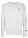 Mc2 Saint Barth Gc Watch-on Wrist Sweatshirt In White
