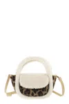 Mc2 Saint Barth Gilda Mutton - Mini Shearling Bag In Multi