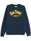Mc2 Saint Barth Gin Tonic Addicted Sweatshirt In Blue