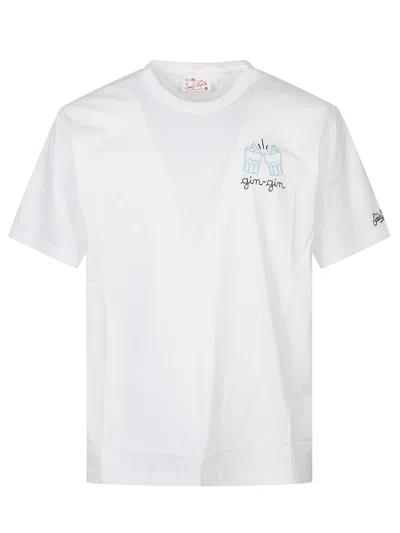 Mc2 Saint Barth Gin-gin T-shirt In White
