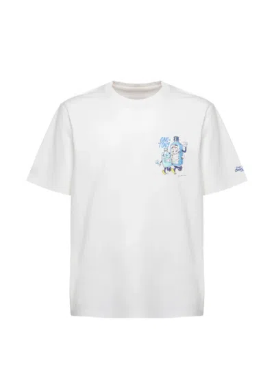 Mc2 Saint Barth Gino & Tony Graphic-print T-shirt In White