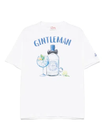 Mc2 Saint Barth Gintleman T-shirt In White