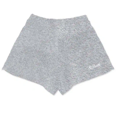 Mc2 Saint Barth Kids' Girl Cate Jr Lurex Short Gray