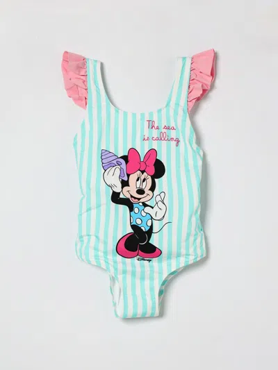 Mc2 Saint Barth Kids'  Girl's Hearts Print Nylon One-piece Swimsuit With Rouches In Multi