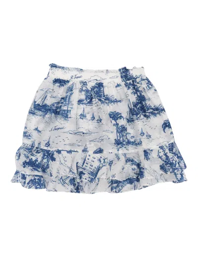 Mc2 Saint Barth Kids' Girl Mini Skirt In Blue