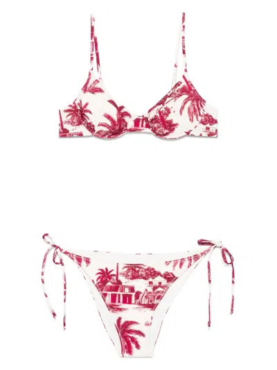 Mc2 Saint Barth Graphic-print Bikini Set