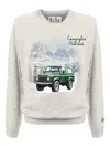 Mc2 Saint Barth Graphic-print Crew-neck Sweatshirt In Neutral