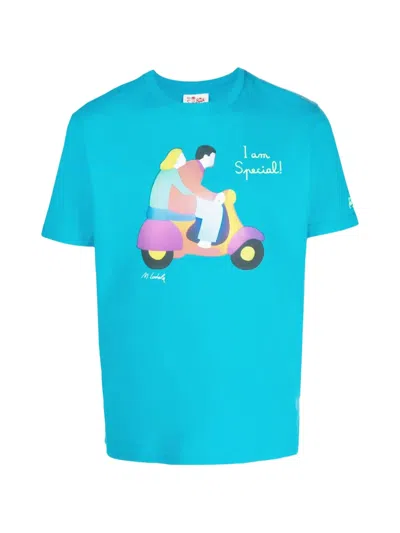 Mc2 Saint Barth Graphic-print Crew-neck T-shirt In Multi