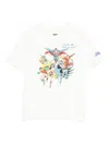 Mc2 Saint Barth Graphic-print Crew-neck T-shirt In White