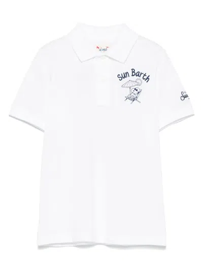 Mc2 Saint Barth Kids' Graphic-print Polo Shirt