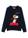 Mc2 Saint Barth Graphic-print Sweater In Blue