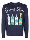 Mc2 Saint Barth Graphic-print Sweater In Blue