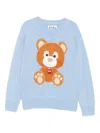 Mc2 Saint Barth Graphic-print Sweater In Blue