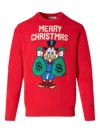 Mc2 Saint Barth Graphic-print Sweater In Red