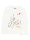 Mc2 Saint Barth Graphic-print Sweater In White