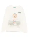Mc2 Saint Barth Graphic-print Sweater In White