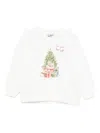 Mc2 Saint Barth Graphic-print Sweater In White