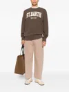 Mc2 Saint Barth Graphic-print Sweatshirt In Brown