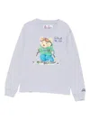 Mc2 Saint Barth Graphic-print Sweatshirt In Gray