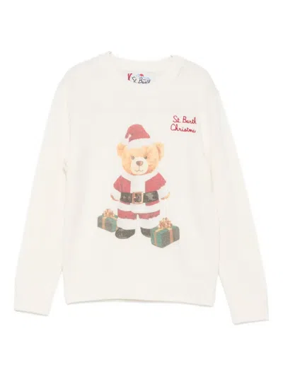 Mc2 Saint Barth Kids' Graphic-print Sweatshirt In Neutral