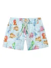 MC2 SAINT BARTH GRAPHIC-PRINT SWIM SHORTS