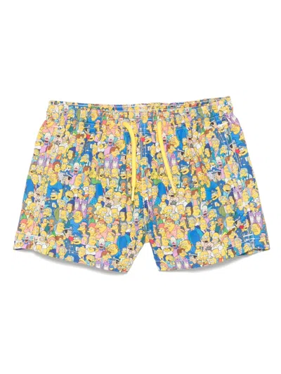 Mc2 Saint Barth Kids' Graphic-print Swim Shorts