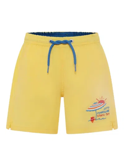 Mc2 Saint Barth Kids' Graphic-print Swim Shorts