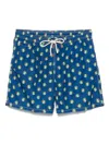 Mc2 Saint Barth Graphic-print Swim Shorts In Blue
